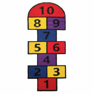 Hopscotch Synthetic Turf Game - Yellow